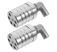 Válvula de Flotador Automática 1/2 Pulgada 2 Piezas | Codo en Ángulo Recto, Entrada Lateral Sellada Compacta, para Fuentes y Bebederos, Nivel Estable