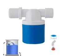 Válvula de flotador automática, válvula de control de nivel de agua, válvula de bola de flotador, regulación automática del nivel de agua, con cinta de sellado para grifo (entrada /entrada