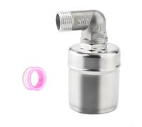 Válvula de flotador Controlador de nivel de agua con apagado automático para sistemas de suministro de agua industriales y de cocina Construcción de acero inoxidable (A)