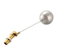 Válvula de flotador de agua DN15 1/2 pulgada con sensor automático de bola flotador para bomba de depósito de agua de acero inoxidable, longitud de rosca de 60 mm