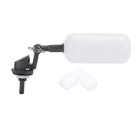 Válvula de flotador de bola de plástico en miniatura, interruptor de Control de nivel de agua automático, grifo de bola purificador (Codo libre válvula flotador 2 puntos)