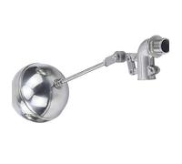 Válvula de flotador de codo de 90 grados de acero inoxidable 304 - Válvula de entrada ajustable, tamaños de 1/2 a 3 pulgadas(DN20)