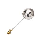Válvula de flotador de latón ajustable for tanques de agua fría y caliente (1/2", 3/4", 1"), ideal for riego.(0.75 Inch)