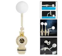 Válvula de flotador de nivel de agua con funcionamiento automático, diseño de presión diferencial ABS para una gestión eficaz del tanque (4 mm)