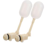 Válvula de Flotador para Bebedero de Ganado, Auto Relleno | Plástico Blanco, Uso en Depósitos de Agua y Acuicultura, Apta para Casa y Granja