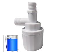 Válvula de Flotador para Tanque de Agua - Válvula de Flotador Automática para Abrevaderos de 12.7 mm,Controlador Silencioso y Resistente para Acuarios, Avicultura, Riego de Jardín y Usos Agrícolas