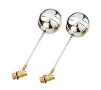 Válvula de flotador, válvula de bola 2 piezas DN15 flotante completamente automático control de nivel de agua grifo de bola tanque de latón