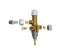 Válvula de gas de latón para lpg propano butano para válvula de seguridad | Apagado automático de gas en caso de llama, latón resistente, para chefs profesionales, uso en interiores y exteriores