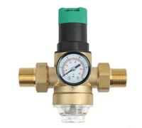 Válvula de gestión de presión de agua con filtro integral y ajuste de salida de 0,1 a 7,5 MPa para uso diario de 1000 L (3/4/DN20)