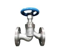Válvula de globo con brida de varilla oscura de acero inoxidable 304 JY41W/H-16P, sello suave de PTFE for válvula de cierre de amoníaco de 1/2" a 3/4"(1/2")