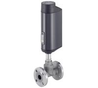 Válvula de globo eléctrica de acero inoxidable DN 40 con controlador de posición NC - 3361 - 362788