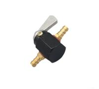 Válvula de grifo de gasolina de aleación de aluminio para motocicleta ATV para quad, moto de cross, interruptor de apagado de combustible en línea de 3 vías, acabado CNC, rojo, azul, negro, dorado