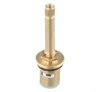 Válvula de grifo de latón de mango largo para baño, ducha, válvulas de repuesto con juntas tóricas de goma para cocina, baño, lavandería, rosca de 1/2 pulgada, 76 mm, 82 mm, bronce (76 mm)