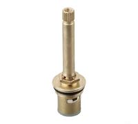 Válvula de grifo de latón de mango largo para baño, ducha, válvulas de repuesto con juntas tóricas de goma para cocina, baño, lavandería, rosca de 1/2 pulgada, 76 mm, 82 mm, bronce (82 mm)