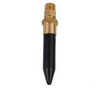 Válvula de inclinación de cilindro de helio de latón con boquilla de goma NPT1/4-18 rosca para kits de inflador de globos