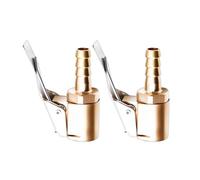 Válvula De Inflado Para Neumáticos - Conector para Inflador de 2 Piezas - Acoplador De Inflado Para Neumáticos De Latón - Para Camión SUV Motocicleta Bicicleta Remolque Autocaravana