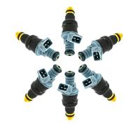 Válvula de inyección de Combustible para BMW Serie 3 E30, 316i, 318i, 325i, E36, Serie 5 E34, 518i, 525i, E32, E38, OEM 0280150715, 852-12132, 85212132, 6 Unidades