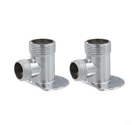 Válvula de junta de conversión para mezcla de ducha con diseño oculto a expuesto, montaje de base fija, construcción de aleación y acabado galvanizado para resistencia