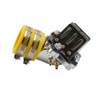 Válvula de Láminas Colector de admisión de carburador de Motocicleta Compatible con Yamaha Jog 50 90 3KJ 1E40QMB 4DM, Scooter de 50 CC, 70 CC y 90 CC. Válvula de Láminas de Motocicleta(Yellow)