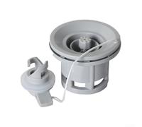 Válvula de liberación de 90 grados de giro rápido con patrón de 8 agujeros para kayak balsa bote y tabla de remo inflable uso a umbral de presión de 30 PSI (gris)