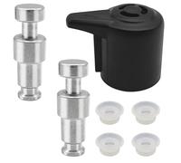 Válvula de liberación de vapor, con 2 sellos de válvula de flotador + 4 juntas de sellador, piezas de repuesto de válvula de presión universal para olla instantánea de 3, 5, 6, 8 cuartos de galón