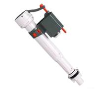 Válvula de llenado ajustable enfocada en control de agua para tanques de inodoro diseñada para reducir la duración de recarga y mejorar la eneral de descarga (gris)