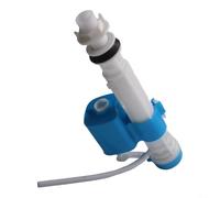 Válvula de llenado de cisterna de inodoro ajustable, válvula de descarga de entrada inferior con ahorro de agua silencioso, mecanismo de llenado de tanque ABS para 21-30 cm