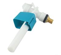 Válvula de llenado de cisterna de inodoro de entrada lateral con altura de flotador ajustable, diseño de entrada de agua horizontal para reemplazo de tanque de descarga de baño, accesorio de