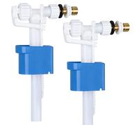 Válvula de llenado universal para cisterna G3/8" y G1/2", latón, conexión de cisterna, piezas de repuesto para plástico y cerámica, válvula de flotador con entrada lateral