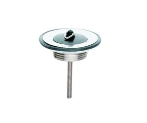 Válvula de macho universal KLUDI G 1 1/4, diámetro 63 mm, acero inoxidable, 1041135-00