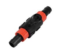 Válvula de manguera, válvula de tubo, válvula de peces, acuario, válvula de control de flujo de agua con mango de liberación rápida conector de manguera (12/16 mm)