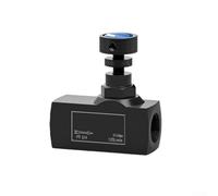 Válvula de mariposa hidráulica para aplicaciones de moldeo por inyección con mecanismo de ajuste manual y optimización de flujo unidireccional (D)