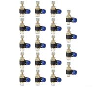 Válvula de mariposa neumática SL confiable para tamaños de tubos de 4 mm, 6 mm, 8 mm, 10 mm, 12 mm, cuenta con excelente sellado y rendimiento (SL4-M5)