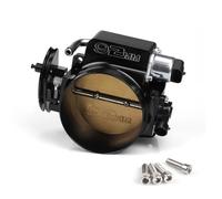 Válvula de mariposa Válvula de mariposa Cuerpo del acelerador de aluminio de 92 mm con sensor de posición del acelerador TPS, compatible con LSX, LS, LS1, LS2, LS6 (RS-THB001-92 mm)(Black)