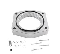 Válvula de mariposa Válvula de mariposa Kit espaciador del cuerpo del acelerador para Chevy Silverado 1500 y GMC Sierra 1500 (2007-2013), motores V8 de 4,8 l, 5,3 l, 6,0 l y 6,2 l.(Silver)