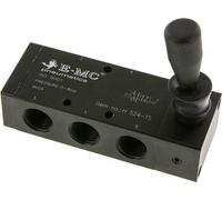 válvula de palanca manual 5/2 G1/2'' Detente 0-8bar/0-112psi E.MC