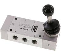 válvula de palanca manual 5/2 G1/4'' Detente 0-12bar/0-168psi Airtec