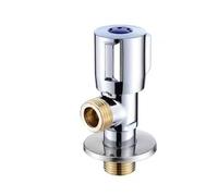 Válvula de parada ángulo 2 uds, válvula agua fría y caliente, grifo for baño, cocina, lavabo, 1/2 para Fregadero, Cocina y Baño(Blue)