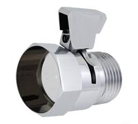 Válvula de parada de agua de acero inoxidable para cabezal de ducha, conector de interruptor rápido con diseño fácil de usar, válvula de retención versátil para intercambio de accesorios de ducha sin