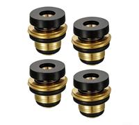 Válvula de parada de agua de latón, válvula de ángulo sin materias primas con junta, diseño a prueba de fugas para fontanería de baño y cocina, fácil instalación sin soldadura