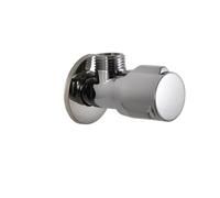 Válvula de parada de ángulo de latón dorado para montaje en pared para grifo de inodoro, válvula triangular cromada