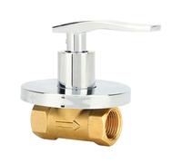 Válvula de Parada de ángulo, Válvula de 1/2 ángulo Instalación Oculta Válvula de Agua Válvula de Parada de ángulo Válvula de Parada de ángulo Cobre A Prueba de Fugas para Grifos,