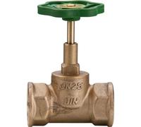 Válvula de paso, sin vaciado 3/4" IG x 3/4" IG, husillo ascendente