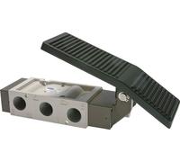 válvula de pedal de 5/3 G1/2'' de centro cerrado 0-8bar/0-112psi