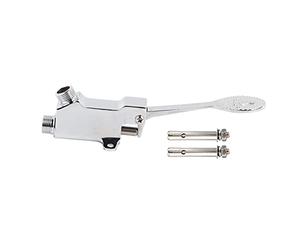 Válvula de pedal de montaje en piso con rosca G1/2 para grifo de agua de fábrica de laboratorio hospitalario