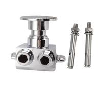 Válvula de pedal de pie Juego de válvulas de agua de pedal sin contacto de cobre para grifo de agua de lavabo Grifo de lavabo de baño