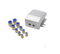 Válvula de pedal neumática FV-02 con control de presión de pie BSPP roscada de 1/4", 2 vías, 2 posiciones, una entrada y una salida.(PC 8mm Fittings)