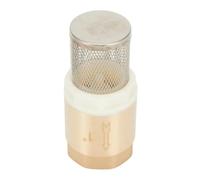 Válvula de pie de latón con rosca interna BSP de 1 pulgada DN25 con válvula de retención y canasta de succión de acero inoxidable for bomba de plomería de agua.