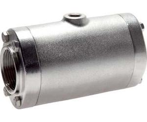 válvula de pinza neumática de acero inoxidable de 3/8 pulgadas con manguito de EPDM