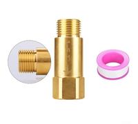 Válvula de protección anticongelante para grifo de jardín de 1/2 pulgada G1/2 rosca compatible con conexiones de agua al aire libre en temperaturas frías (1-4 ℃)